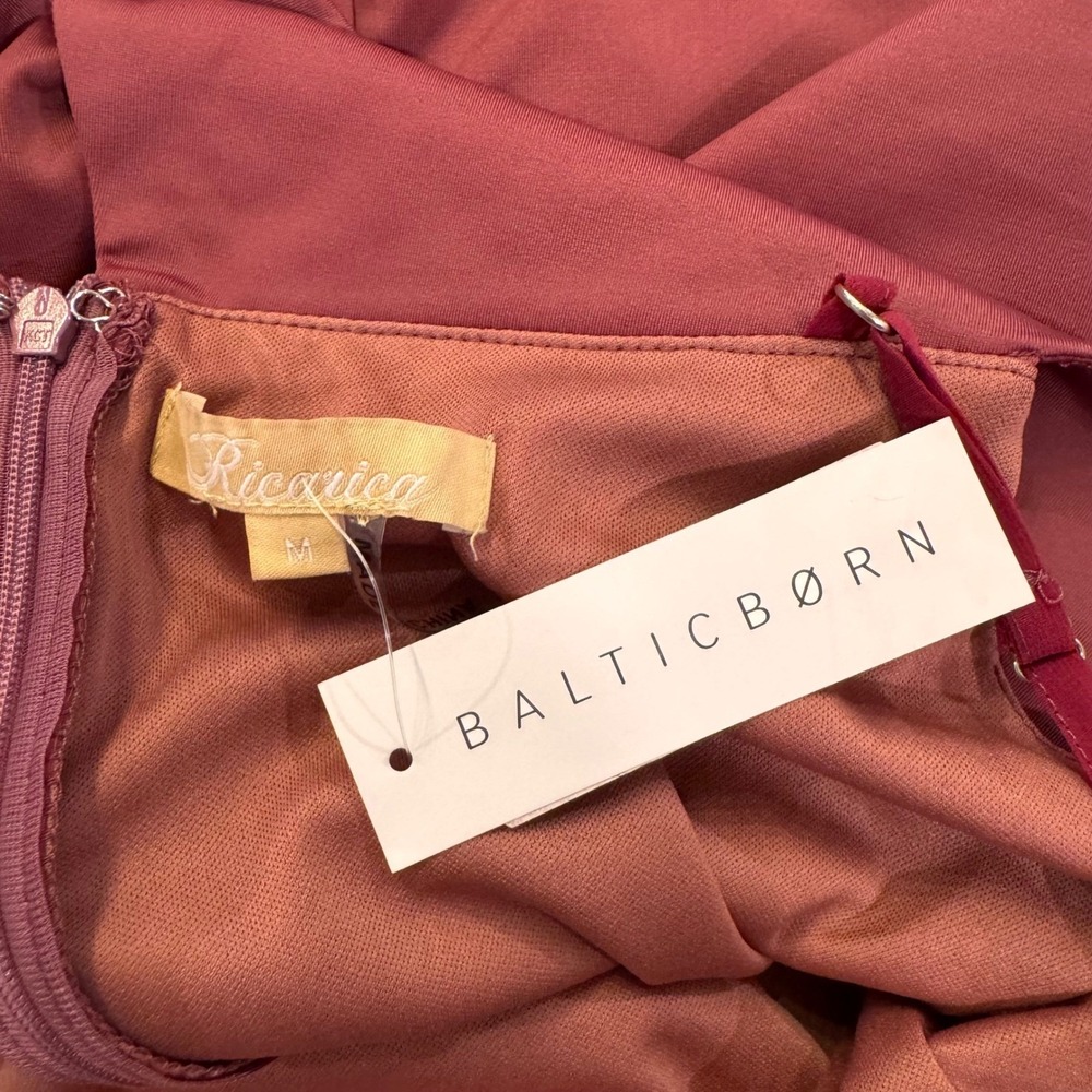 Baltic Born Rust Off-Shoulder Maxi Gown - Picture 3 of 15